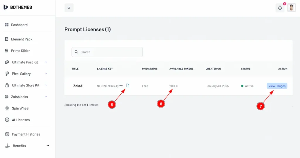 Ai License 3 - BdThemes