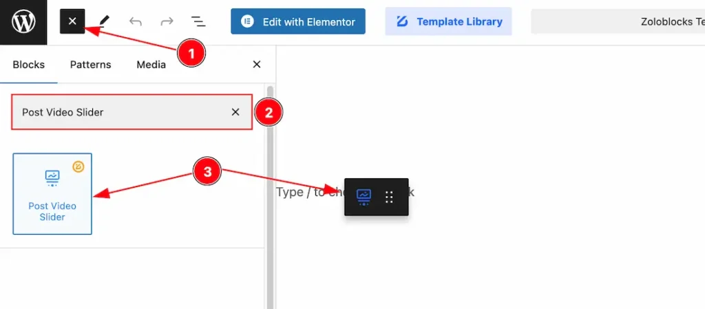 Inserting The Block into the Editor