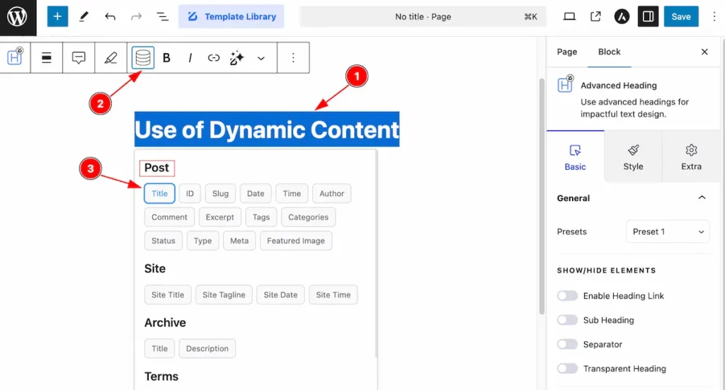 post dynamic content - BdThemes