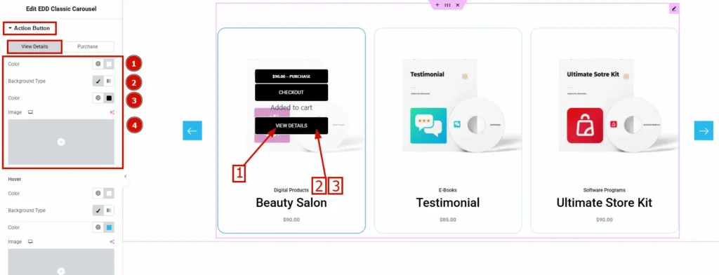 Action Button View Deatils 01 - BdThemes