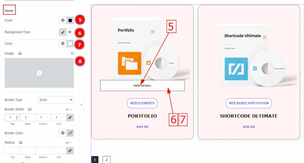 How to use the EDD Beauty Grid widget by Ultimate Store Kit 17 Action Button View Details 02 2 - BdThemes
