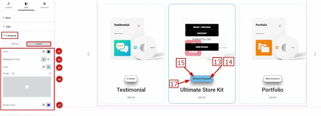 Category Hover - BdThemes
