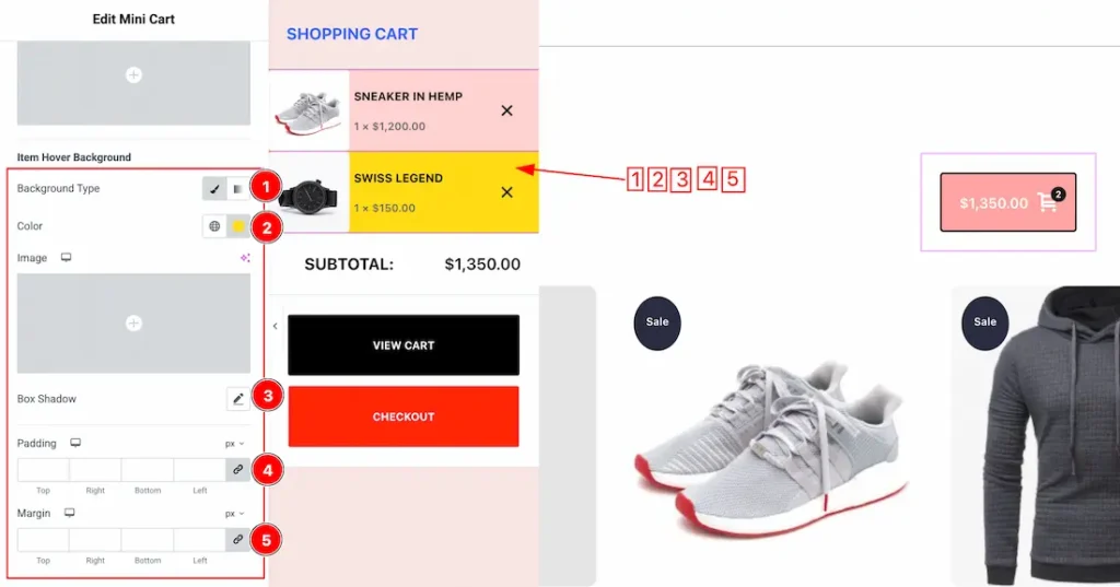 Item Hover Background - BdThemes