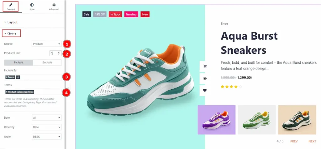 How to use the Mentor Slider widget by Ultimate Store Kit 4 Query 01 3 - BdThemes