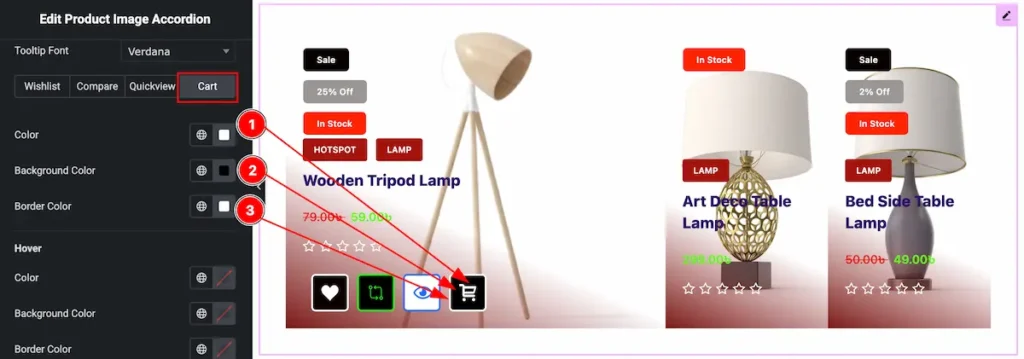 action button cart - BdThemes