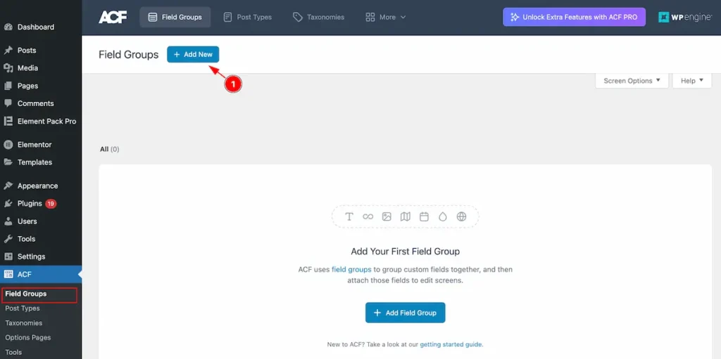 How to use ACF Accordion Widget by Element Pack Pro 2 ACF add new fields - BdThemes