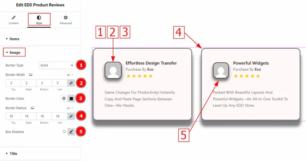 How to use EDD Product Reviews widget by Ultimate Store Kit 8 Image - BdThemes