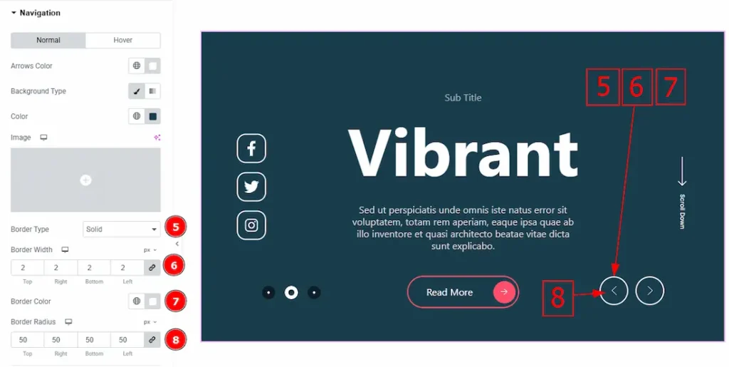 How To Use General Slider Default Skin By Prime Slider 35 Navigation Normal 02 - BdThemes