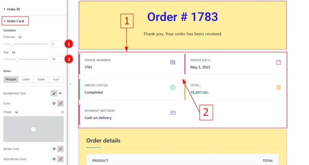 Order Card 01 - BdThemes