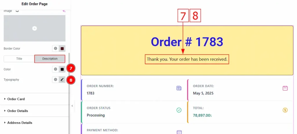 Order ID Description - BdThemes