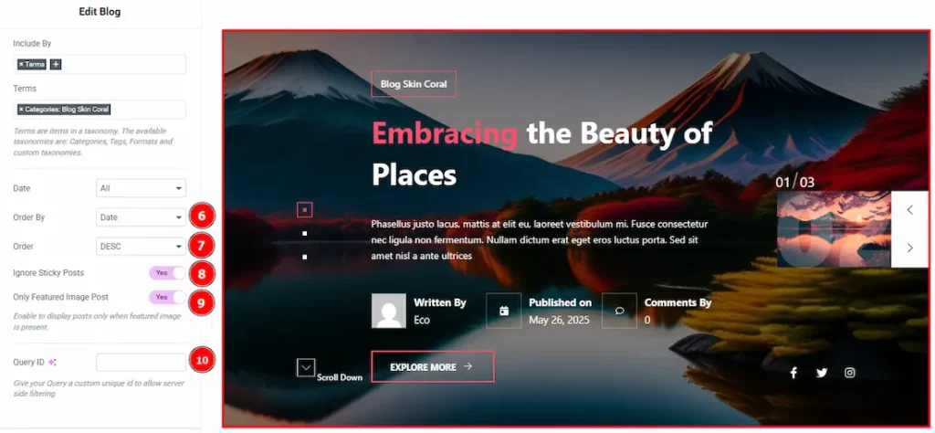 How To Use The Blog Slider Coral Skin By Prime Slider 9 Query 02