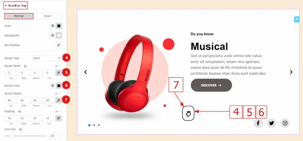 Scroll To top 02 - BdThemes