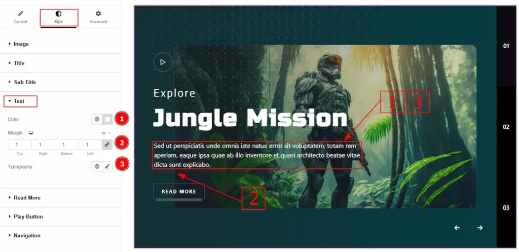 Text Section