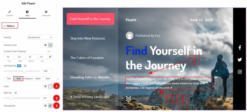 Text Tab