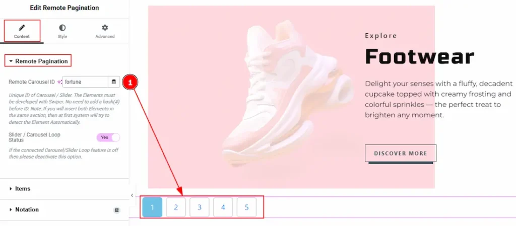 Set CSS ID for the Widget