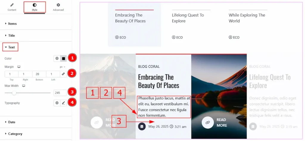 Text Section