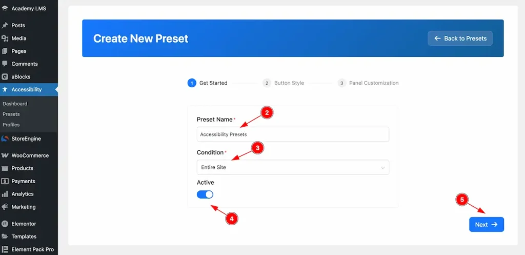 Create New Presets 2 - BdThemes