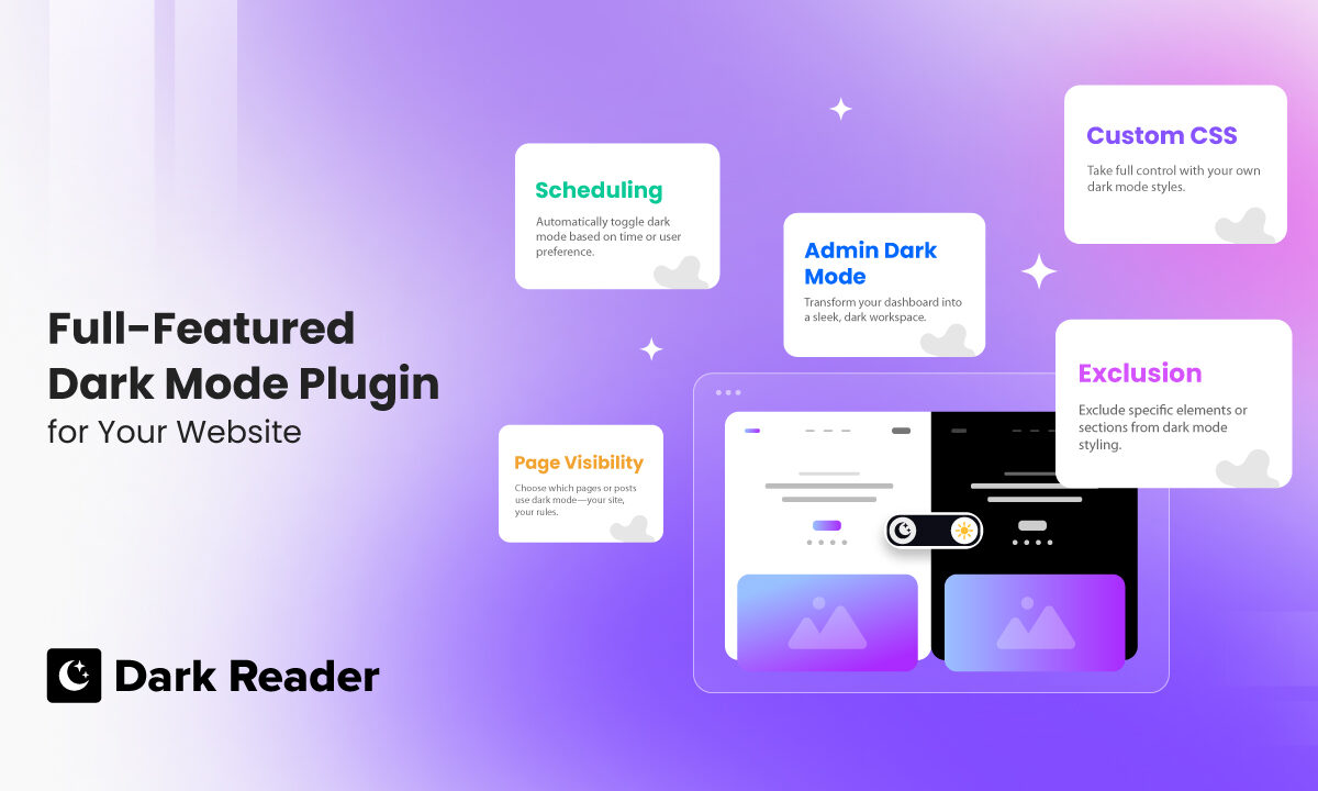 Dark Reader: Full-Featured Dark Mode Plugin for Your Website