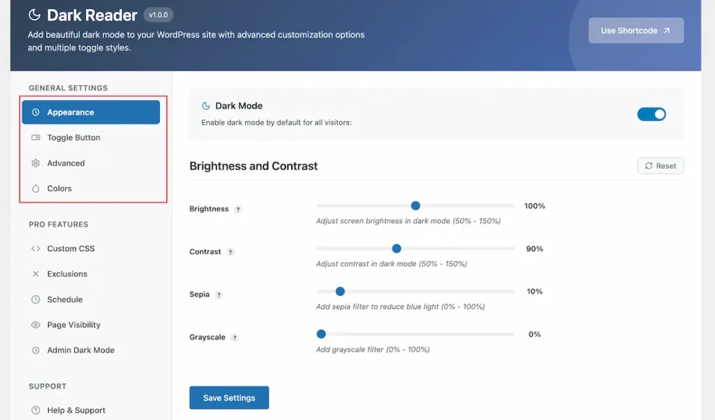General Settings - BdThemes