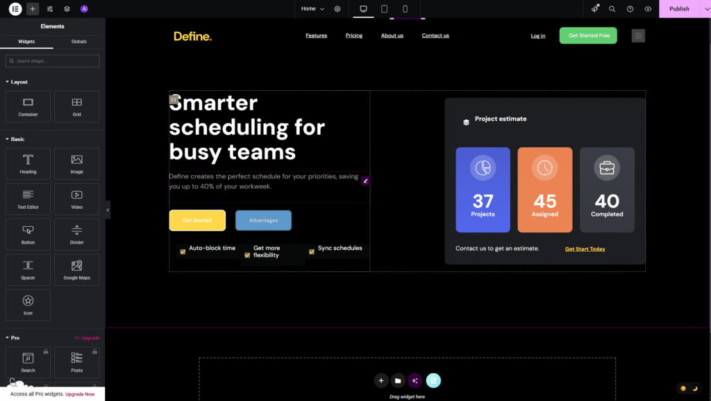 Design Your Homepage