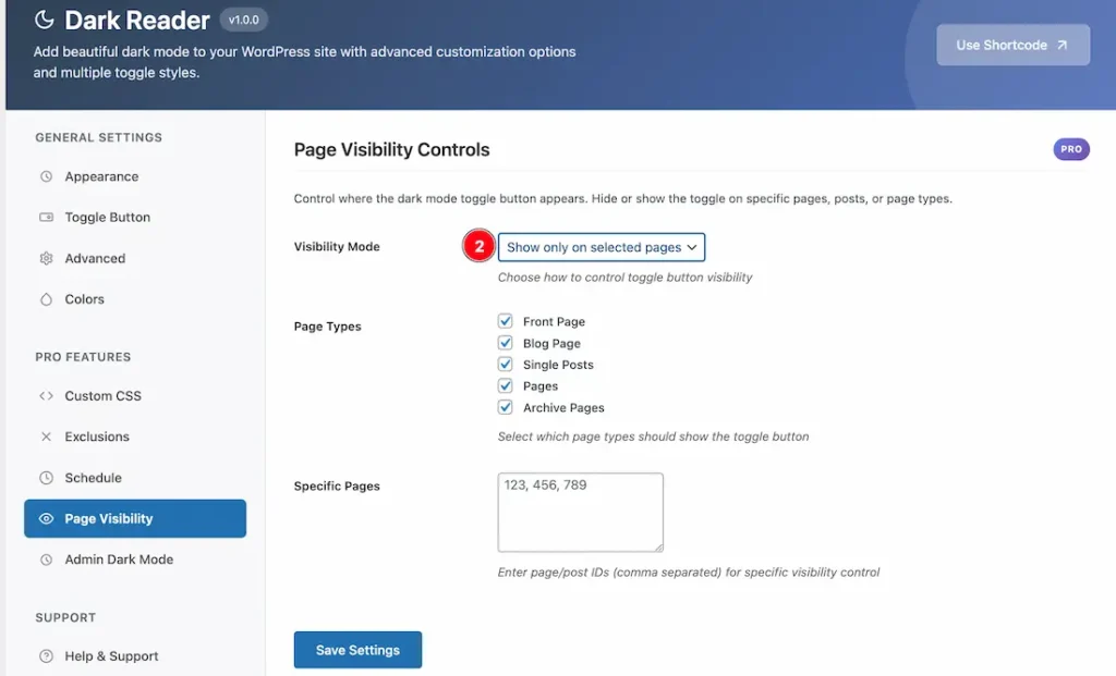 Page visibility 2 - BdThemes