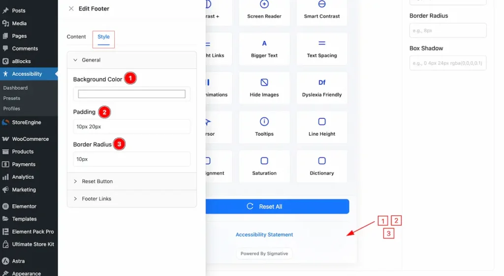 footer style general - BdThemes