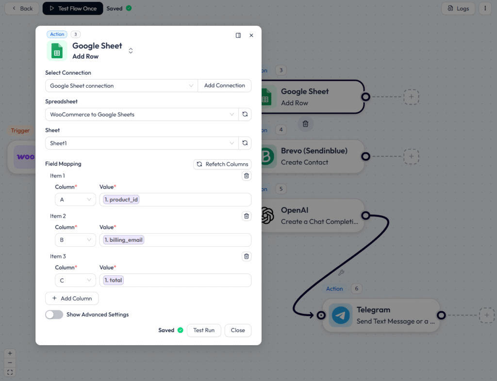 test your workflow