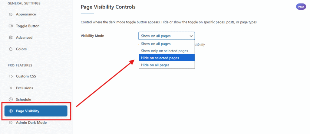 Page-Level Control