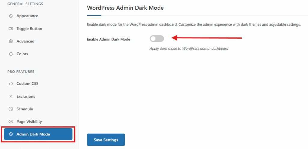 Dark Admin Dashboard