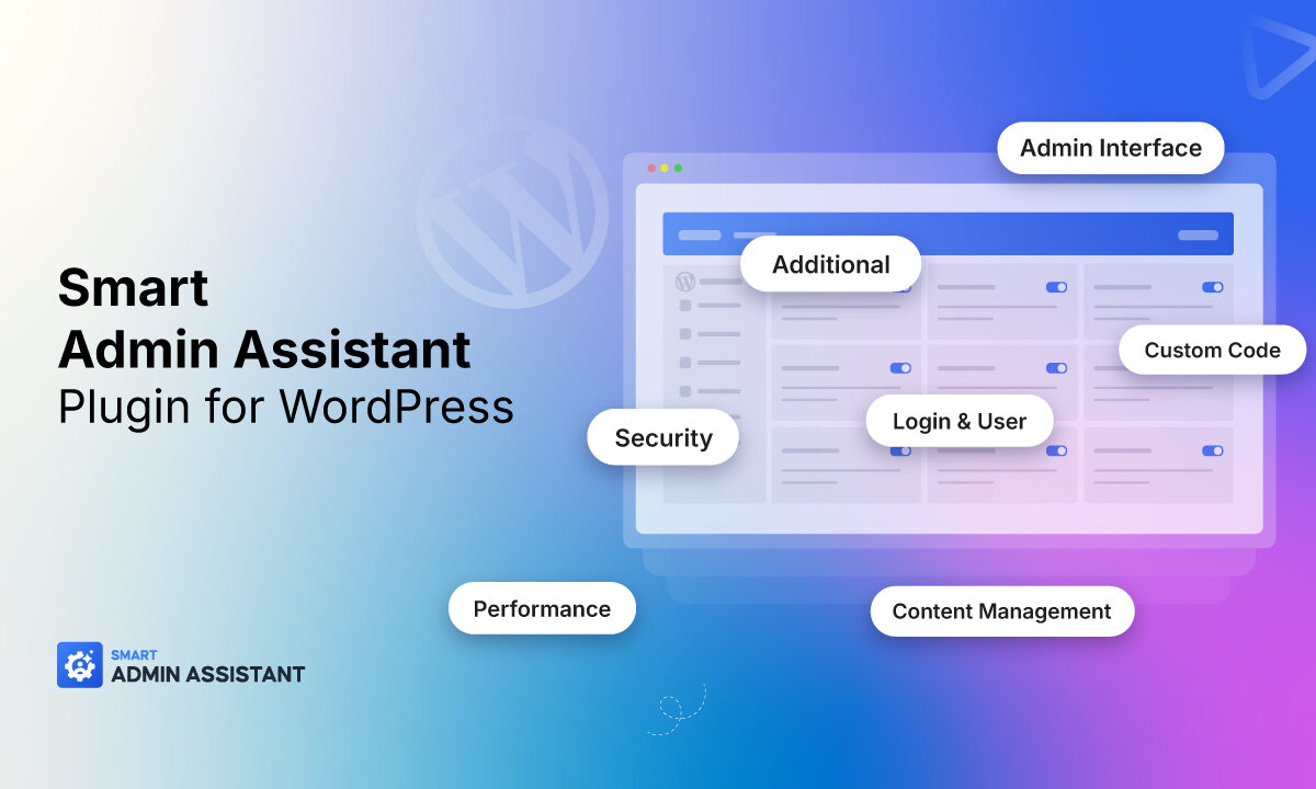 Smart Admin Assistant Plugin for WordPress