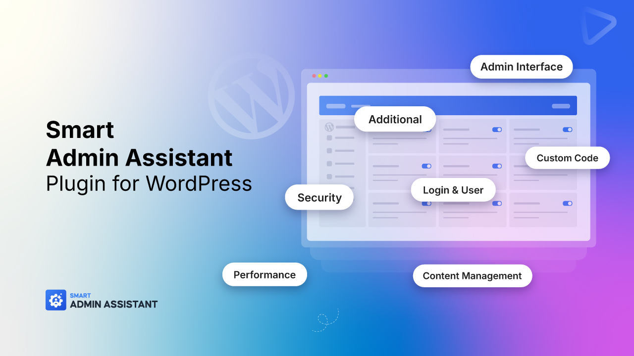 Smart Admin Assistant Plugin for WordPress