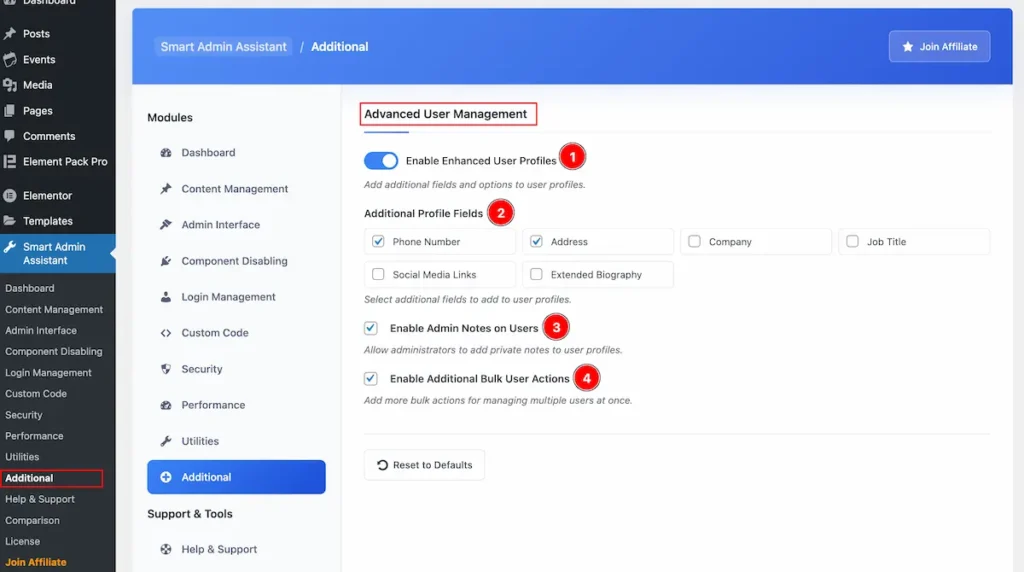 Advanced User Management - BdThemes
