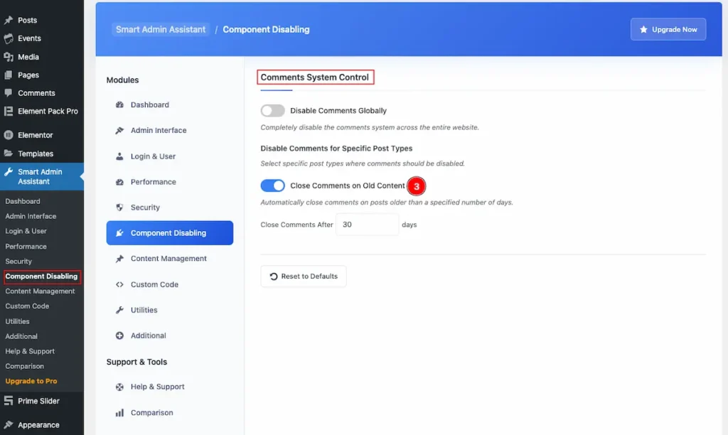 Comments system control 3 1 - BdThemes