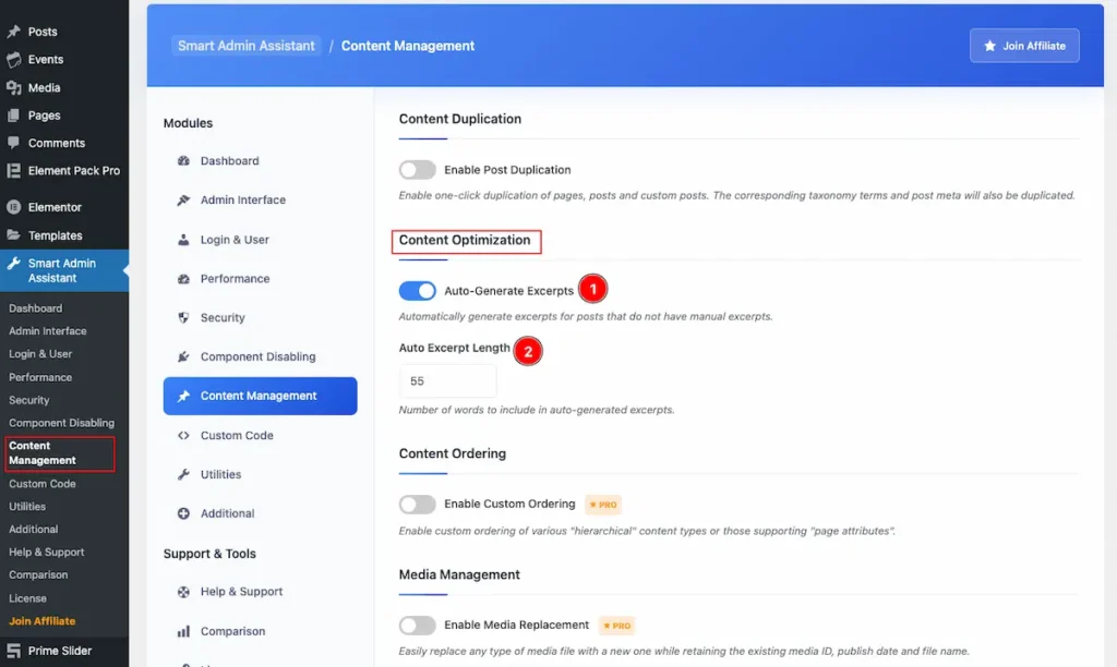 Content optimization - BdThemes