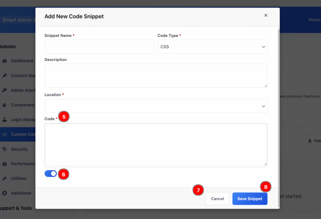 Custom Code form 2 - BdThemes