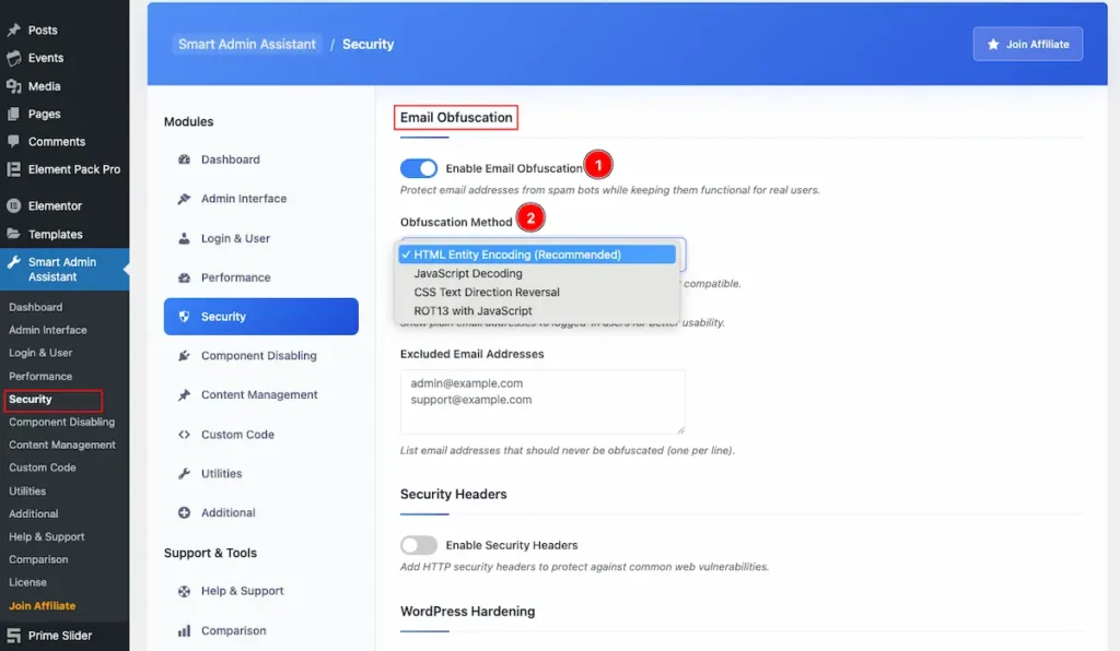 Email Obfusaction - BdThemes