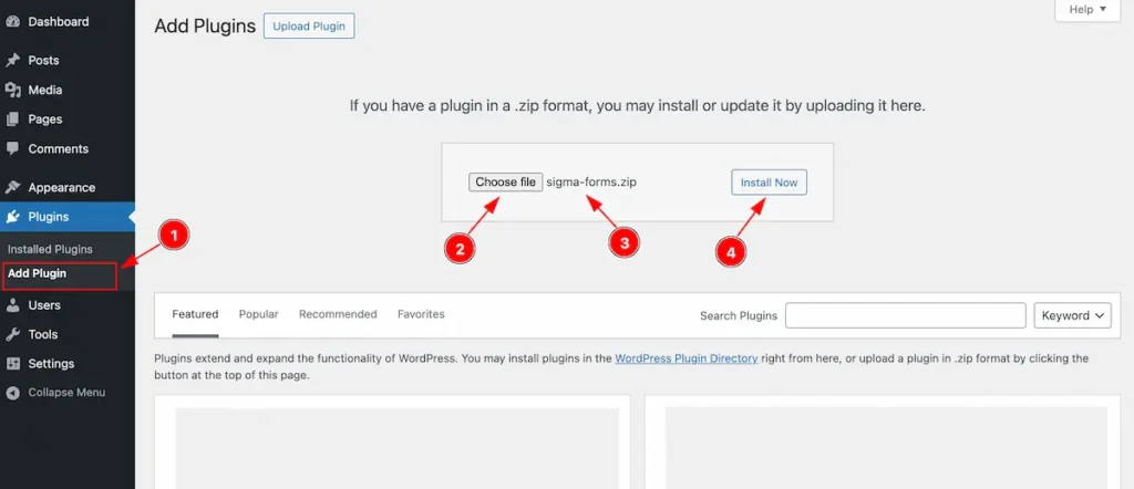 Install sigma form - BdThemes