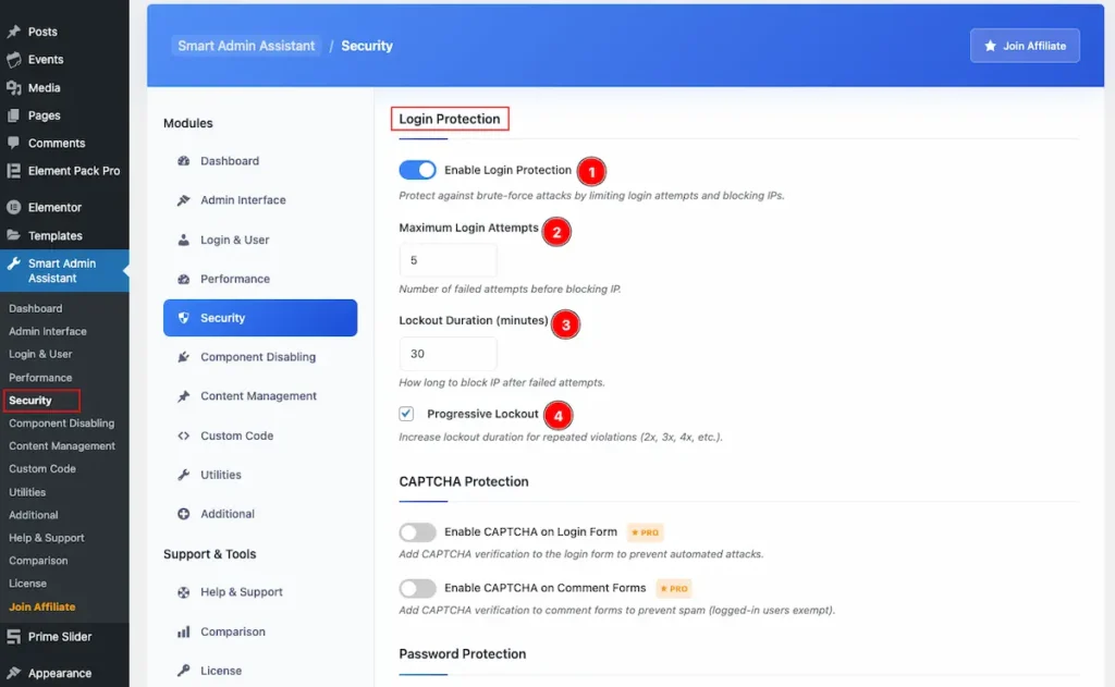 Login Protection - BdThemes