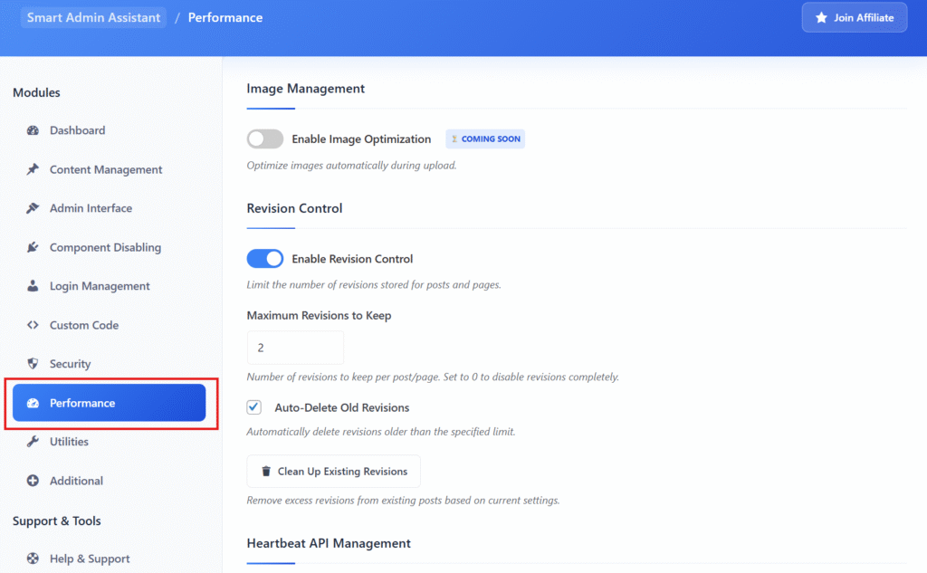 Performance Features