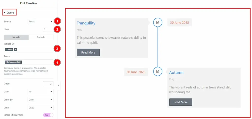 Query Section