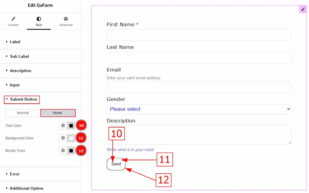 Subit Button Hover - BdThemes