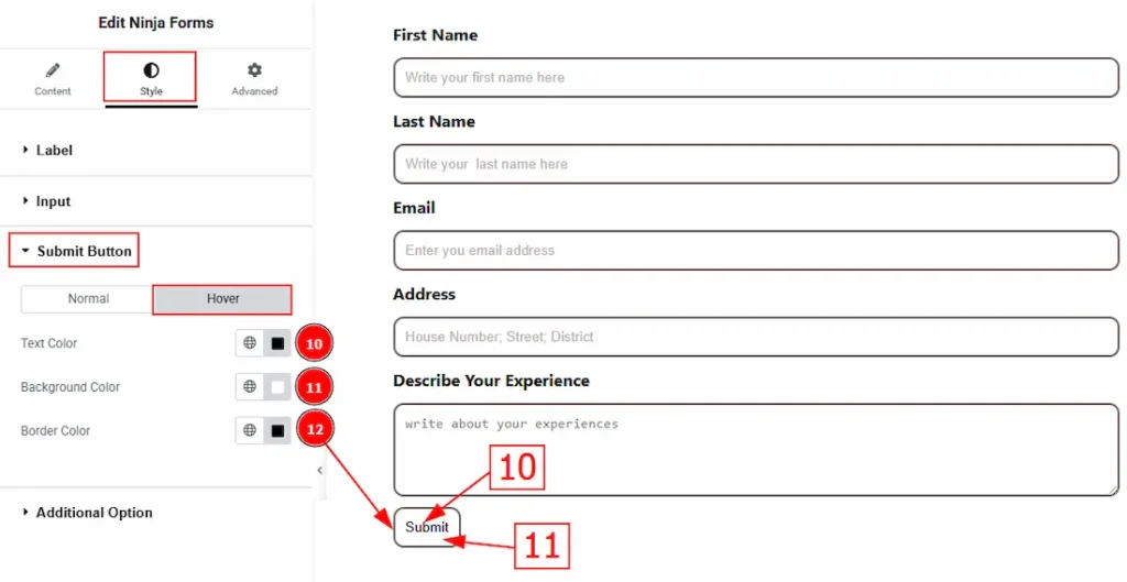 Submit Button Hover 1 - BdThemes