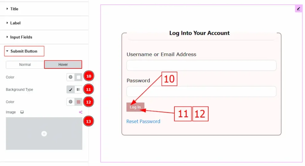 Submit Button Hover - BdThemes