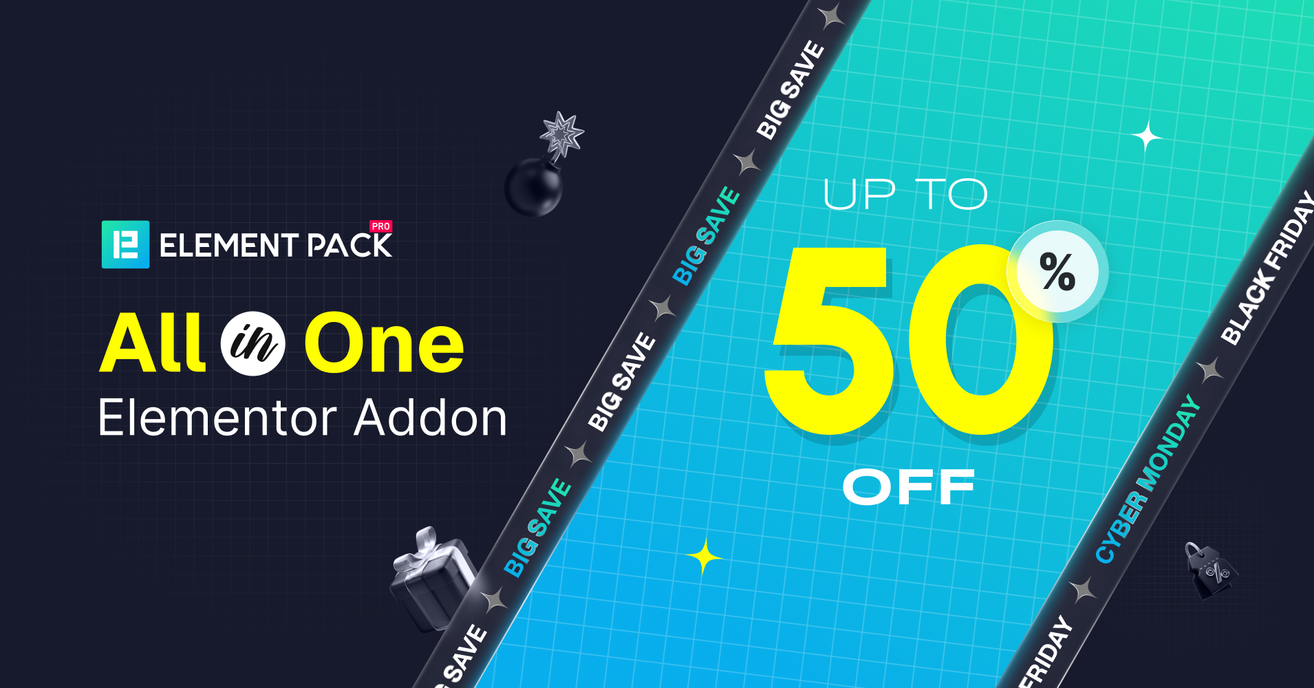 Element Pack - All-in-one Elementor Addon plugin (50% Off)