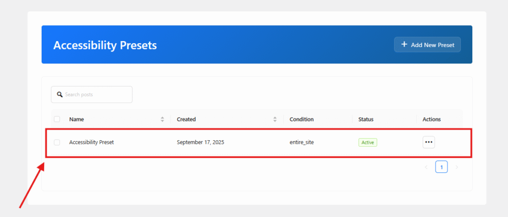Preview Your accessible Site