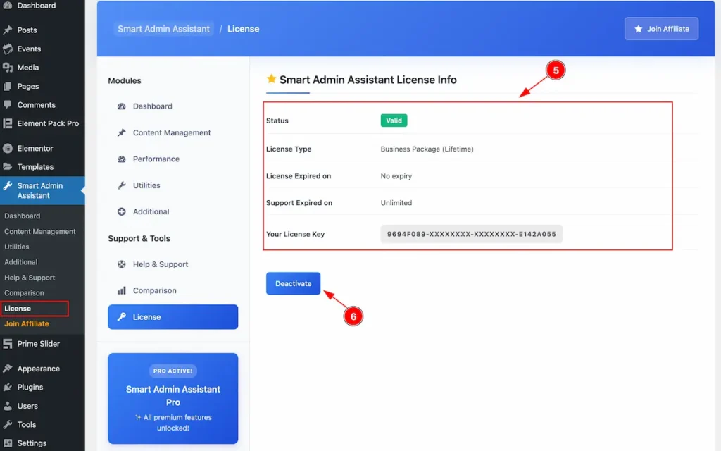 license activate 2 - BdThemes