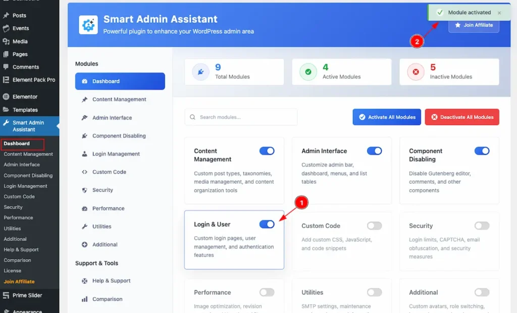 login User Activate - BdThemes