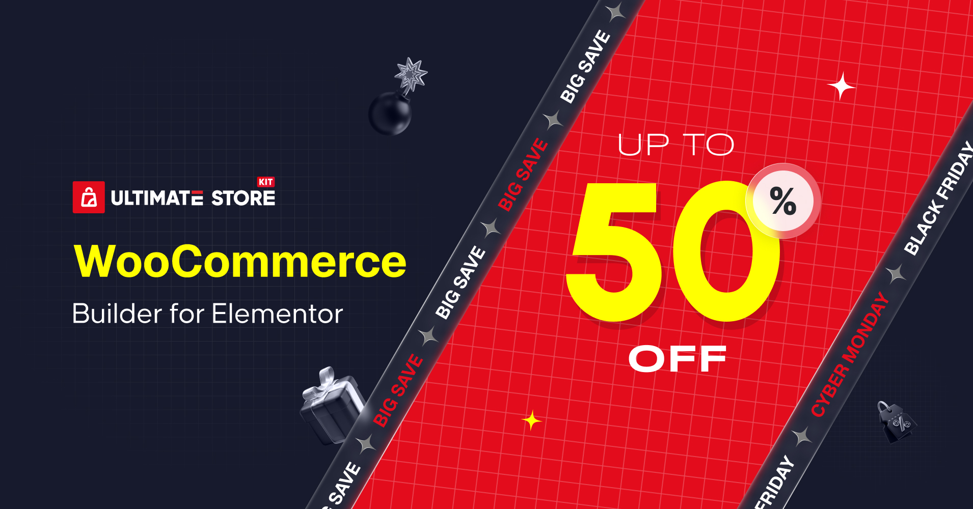 Ultimate Store Kit - WooCommerce Addon Plugin for Elementor (50% OFF)