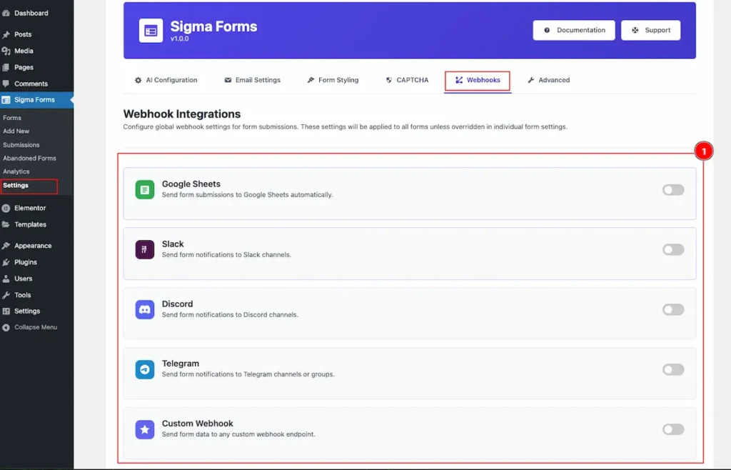 webhooks - BdThemes