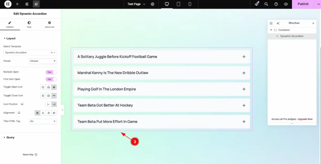 AFTER Selecting the content - BdThemes